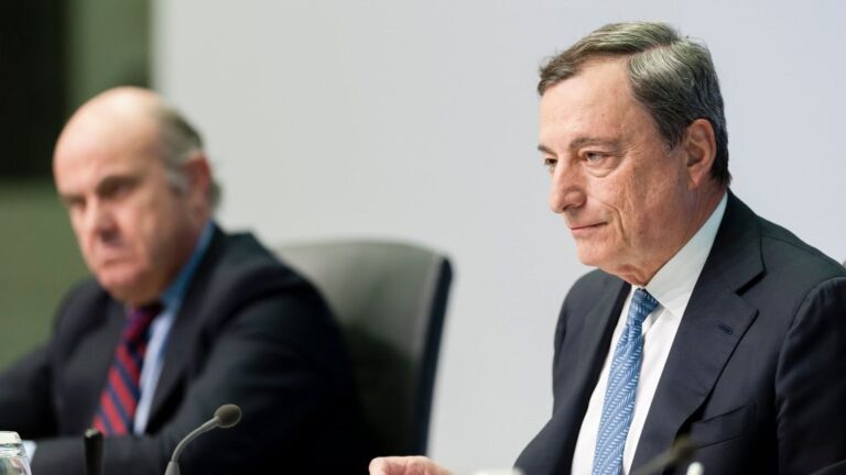 Mario Draghi, presidente del BCE