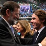 Mariano Rajoy y José María Aznar