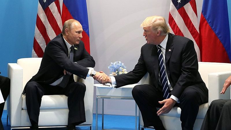 Donald Trump y Vladimir Putin en el G20