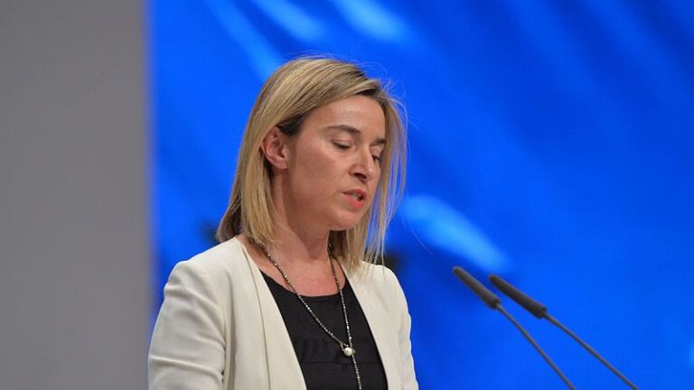 Federica Mogherini, Alta Representante de Política Exterior y de Seguridad Común de la Unión Europea