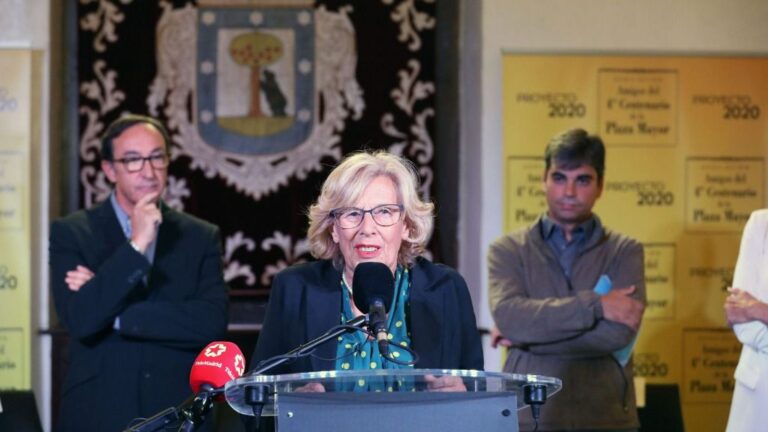 Manuela Carmena y Jorge García Castaño.