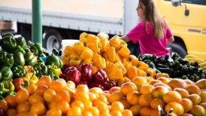 Mercado fruta verdura