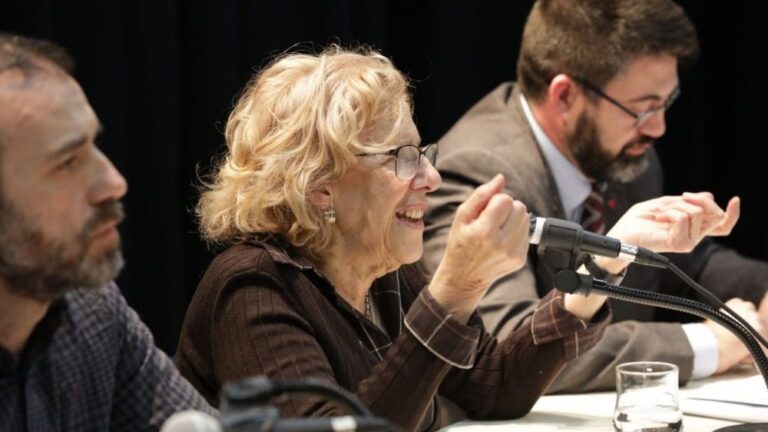 Manuela Carmena, Carlos Sáncehz Mato y Nacho Murgui.