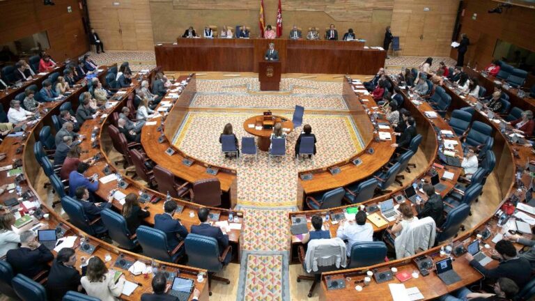 Ángel Garrido en la Asamblea de Madrid