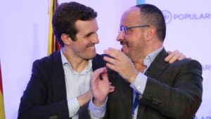 Pablo Casado y Alejandro Fernández