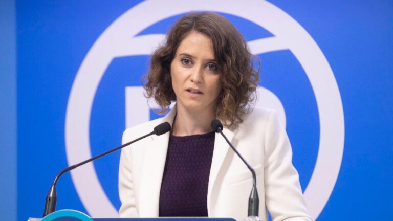 Isabel Díaz Ayuso, portavoz del PP de Madrid