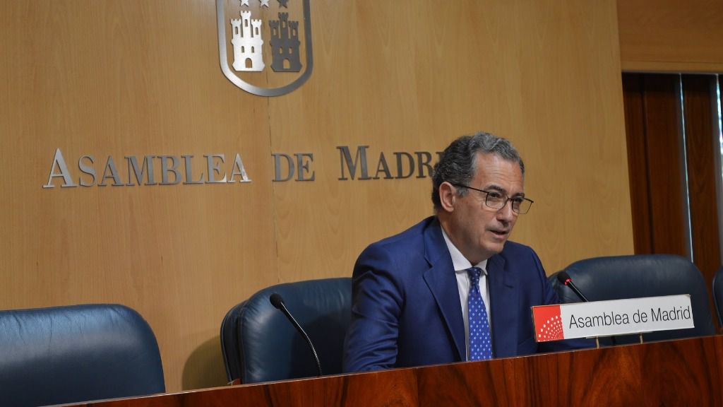 Enrique Ossorio, portavoz del PP en la Asamblea de Madrid