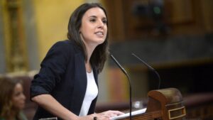 Irene Montero, portavoz de Podemos en el Congreso de los Diputados