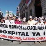 Los vecinos de Latina y Carabanchel lleva 27 años reclamando la apertura de un hospital en la parcela del penal de Carabanchel. (Foto FRAVM)