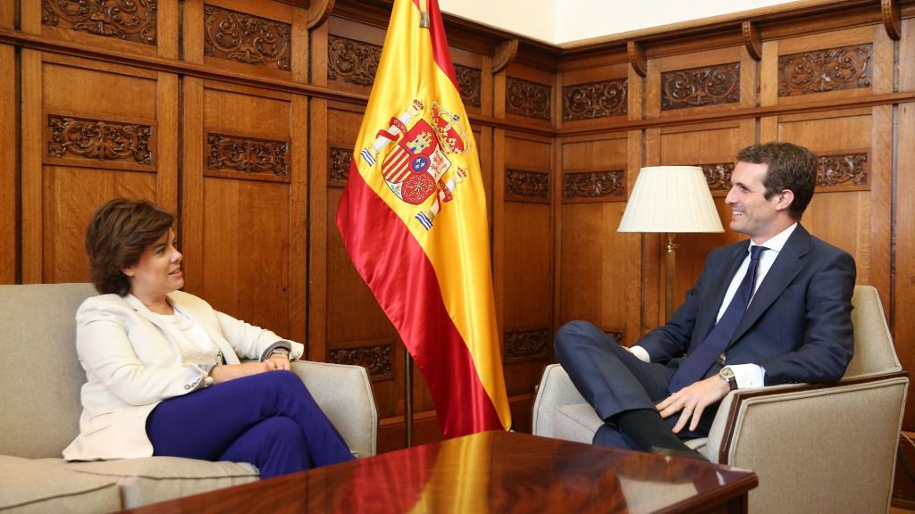 Pablo Casado y Soraya Sáenz de Santamaría