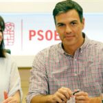 Pedro Sánchez y Cristina Narbona