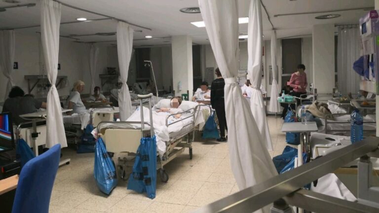 Colapso en las Urgencias del Hospital de La Paz. Fecha: 20/03/2019