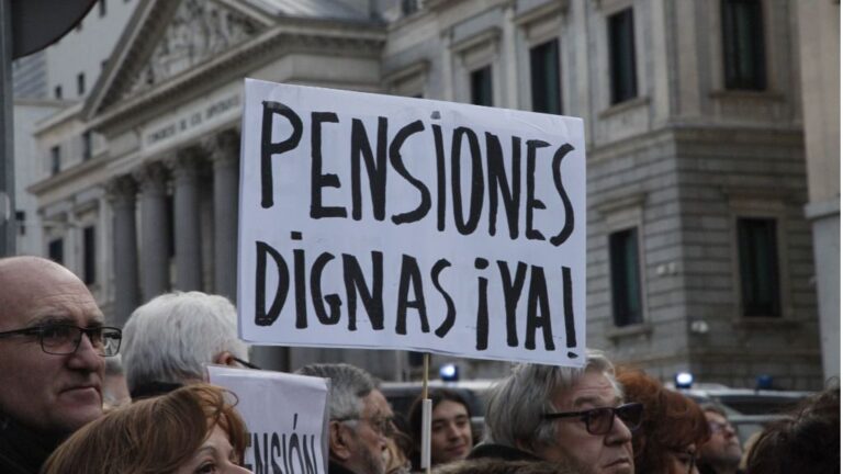 Manifestación Ley Mordaza y Pensiones