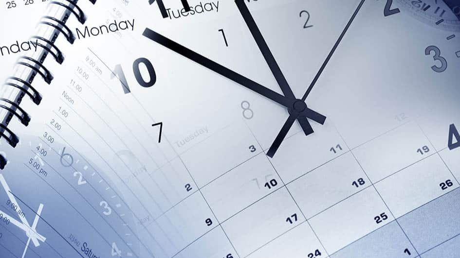 Calendario reloj