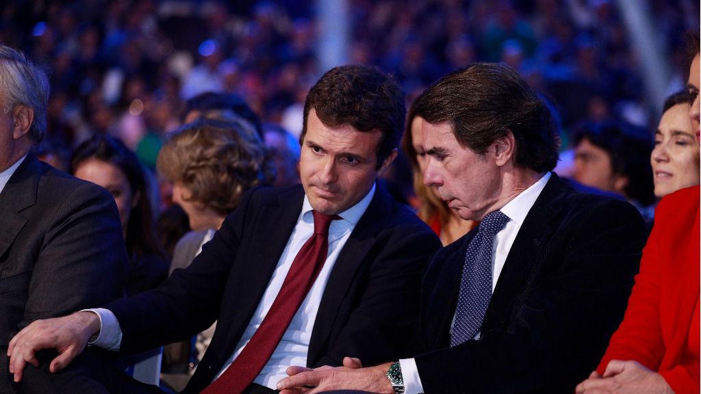 Pablo Casado y José María Aznar