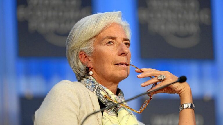 Christine Lagarde, directora gerente del FMI