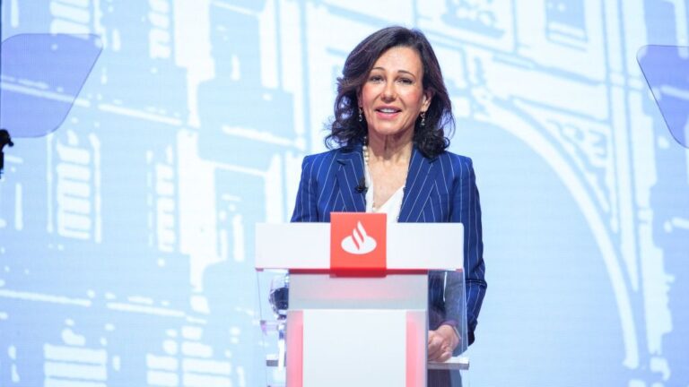 La presidenta de Banco Santander, Ana Botín