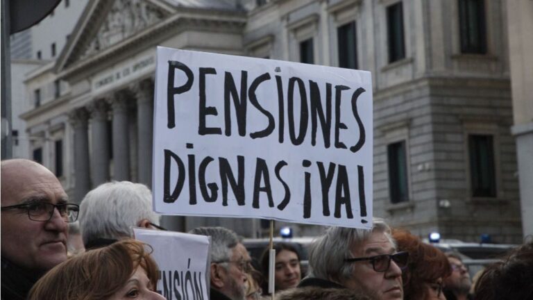 Manifestación Ley Mordaza y Pensiones