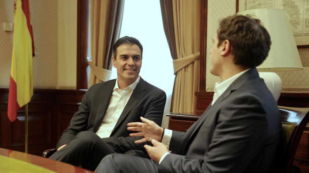 Pedro Sánchez y Albert Rivera