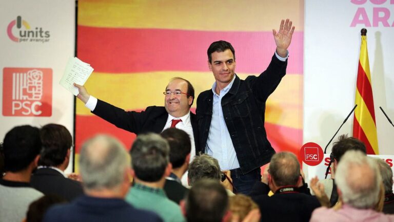 Pedro Sánchez y Miquel Iceta