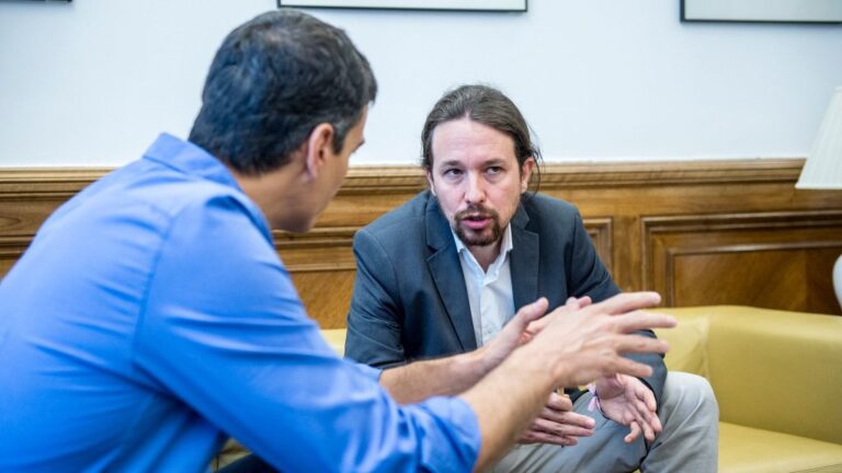 Pedro Sánchez y Pablo Iglesias