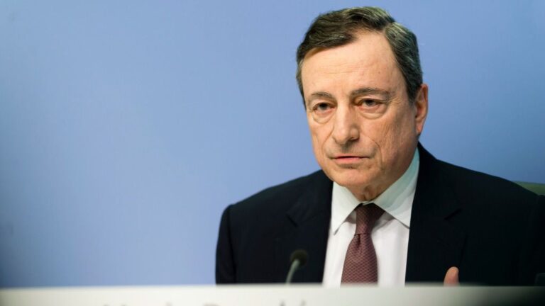 El presidente del BCE, Mario Draghi