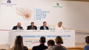 Reunión del Consejo de Gobierno del BCE en Vilna