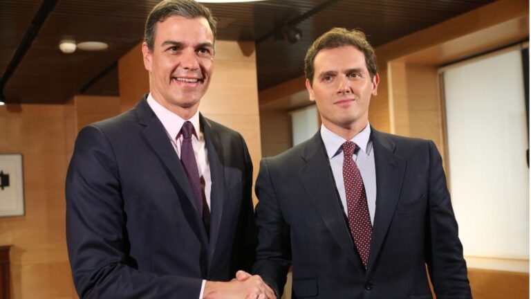 Pedro Sánchez y Albert Rivera