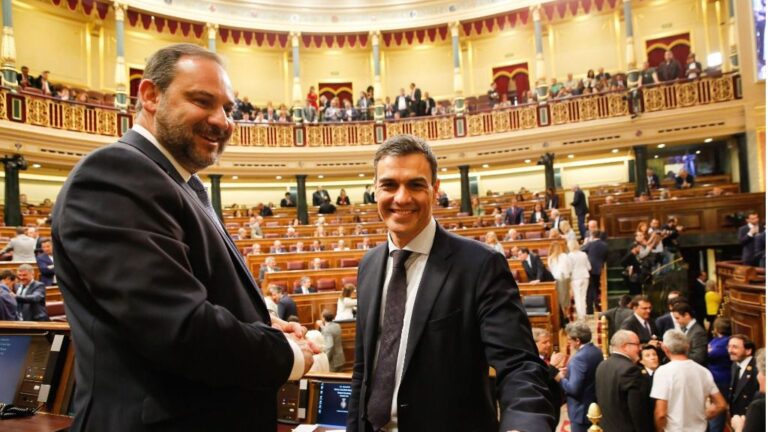 Pedro Sánchez y José Luis Ábalos