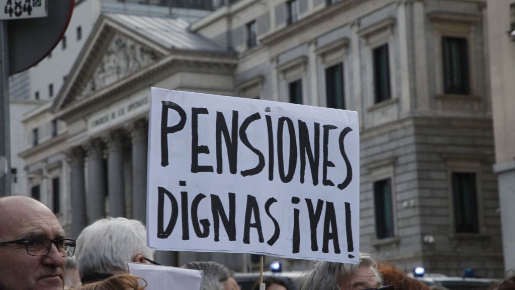 Manifestación Ley Mordaza y Pensiones