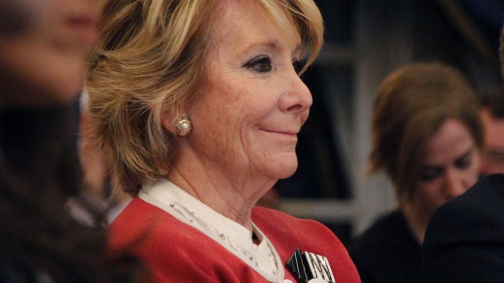 Esperanza Aguirre, expresidenta de la Comunidad de Madrid