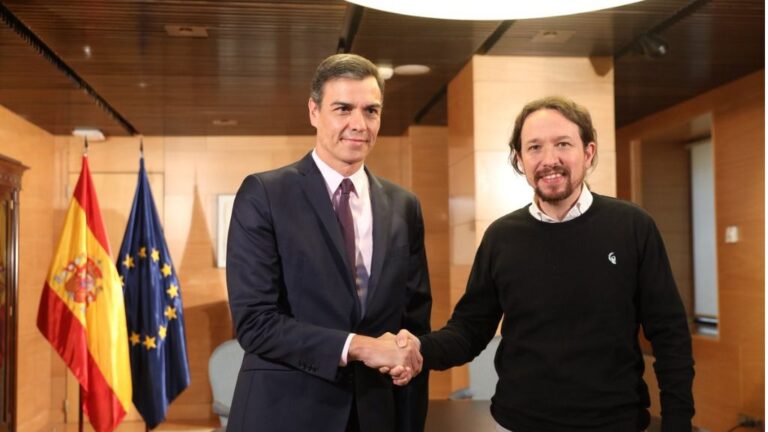 Pedro Sánchez y Pablo Iglesias