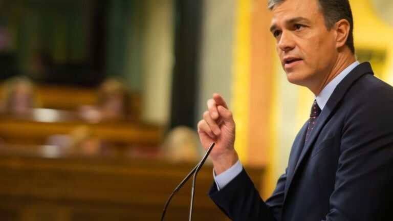 Pedro Sánchez en el Congreso de los Diputados