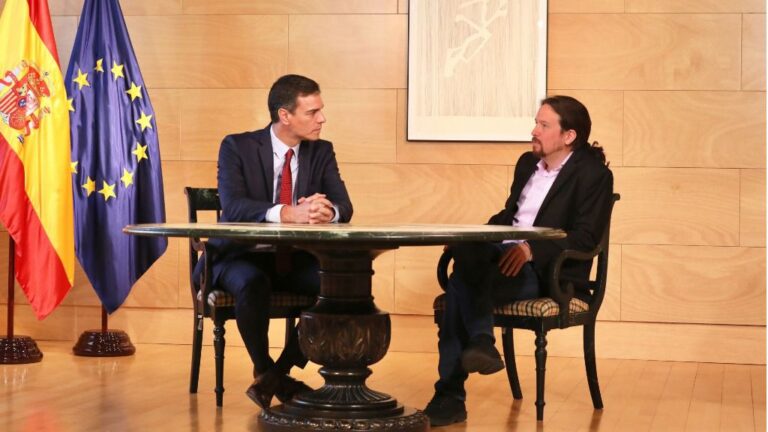 Pedro Sánchez y Pablo Iglesias