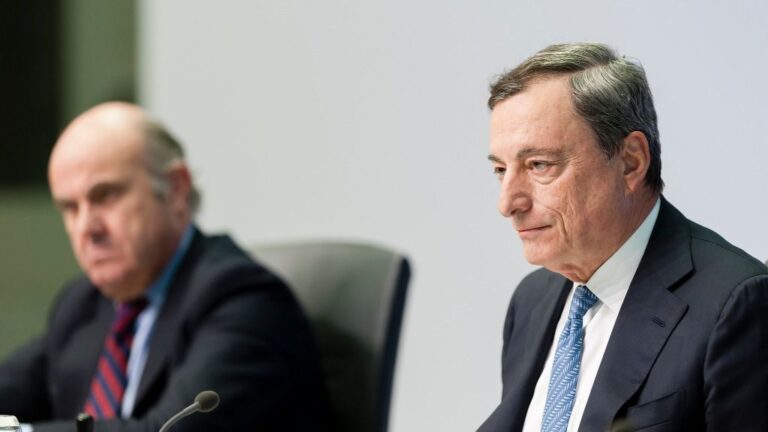 Mario Draghi, presidente del BCE