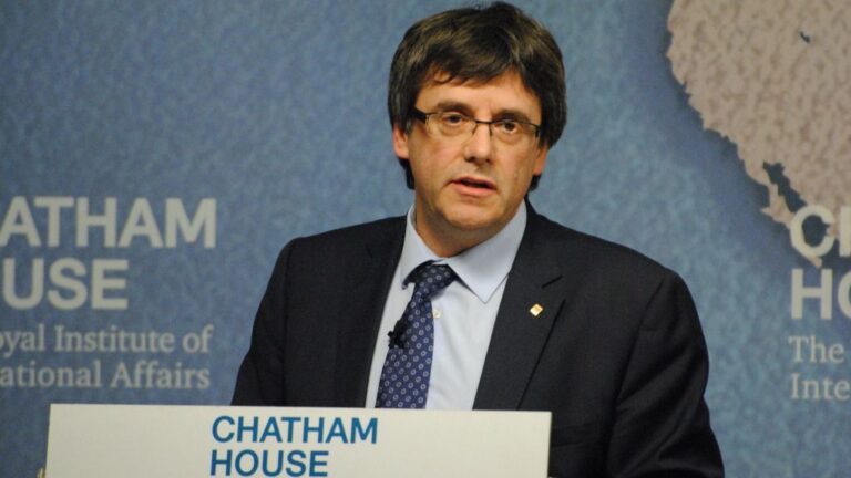 Carles Puigdemont, presidente de la Generalitat de Cataluña