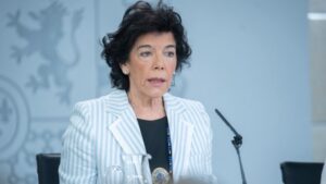 Isabel Celaá, portavoz del Gobierno y ministra de Educación
