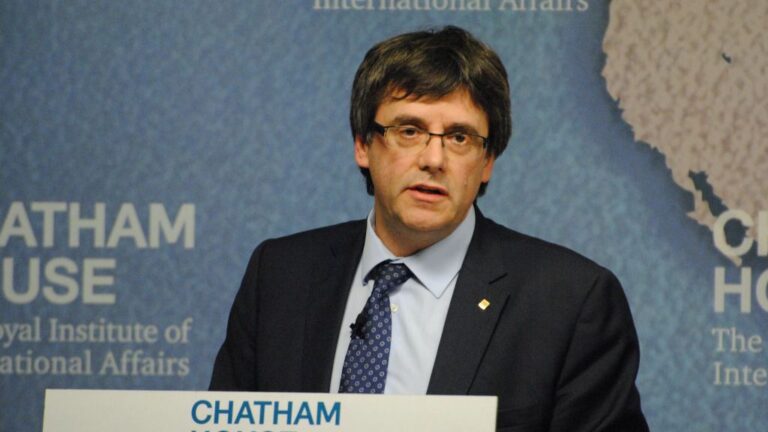 Carles Puigdemont, presidente de la Generalitat de Cataluña