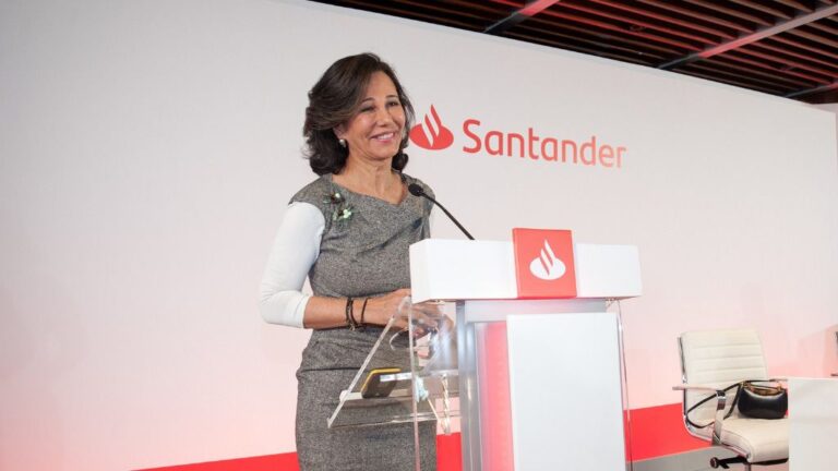 La presidenta de Banco Santander, Ana Botín, y el consejero delegado, José Antonio Álvarez