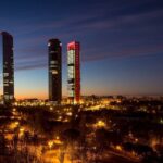 Madrid torres skyline