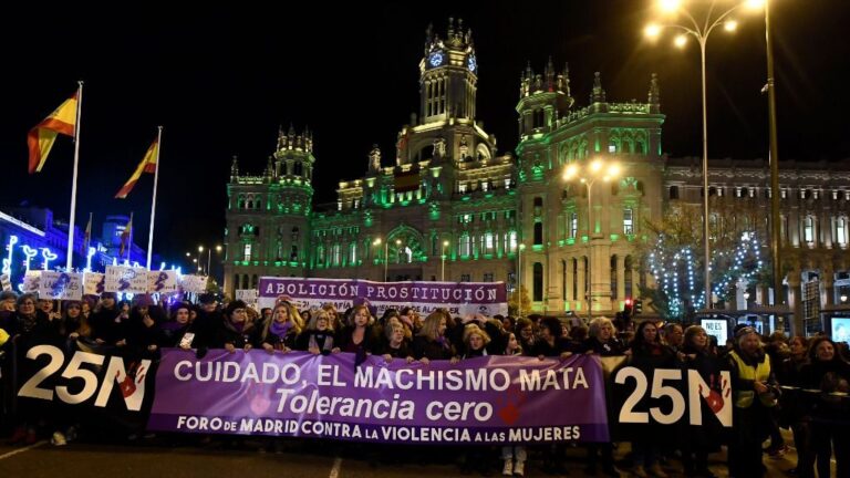 Manifestaciones contra la violencia machista