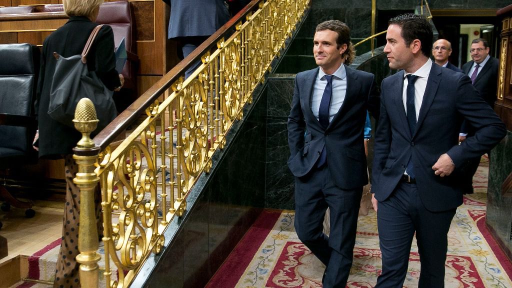 Pablo Casado y Teodoro García Egea