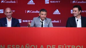 Luis Enrique en rueda de prensa