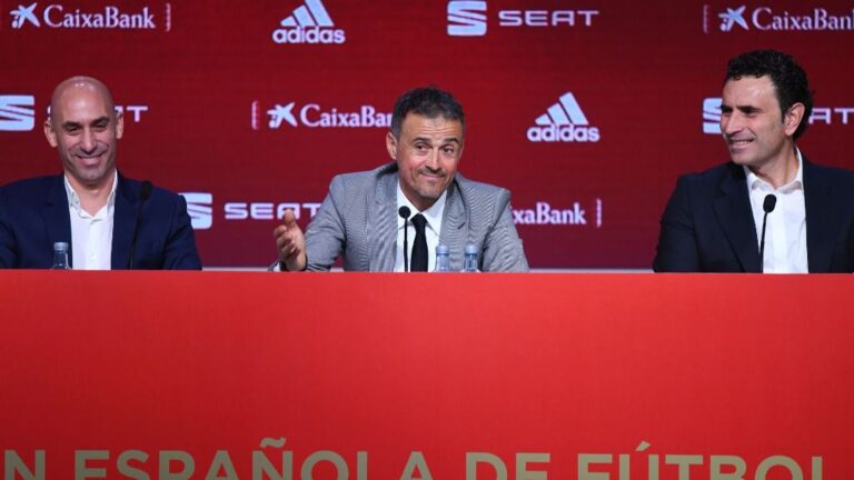 Luis Enrique en rueda de prensa