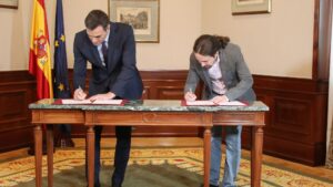Pedro Sánchez y Pablo Iglesias