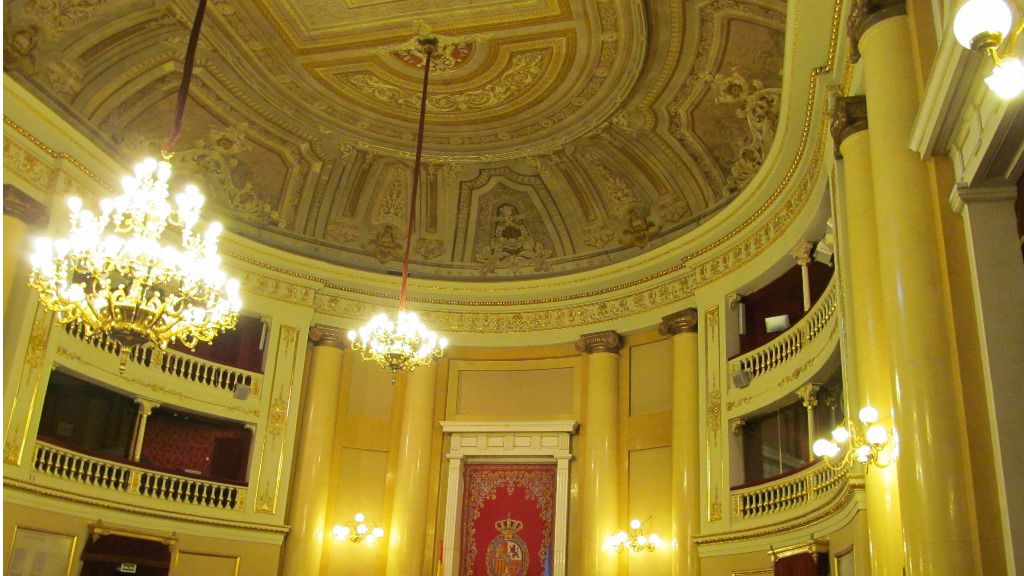 Antiguo salón de sesiones del Senado de Madrid