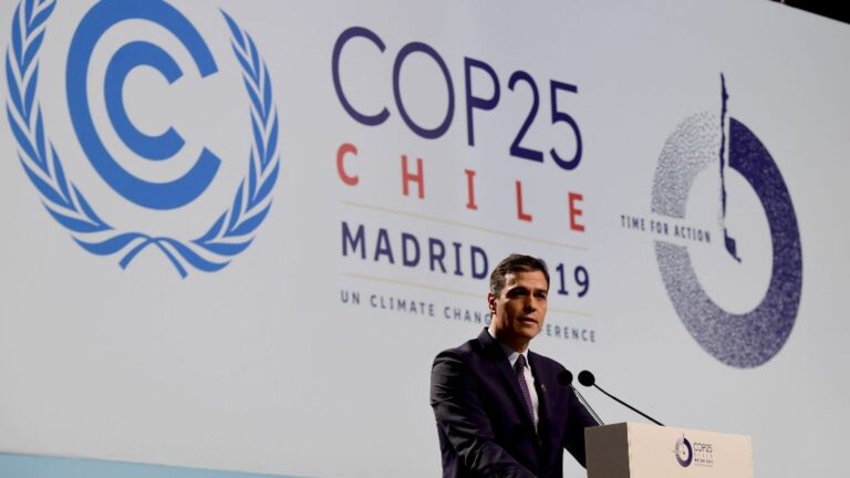 Pedro Sánchez COP25