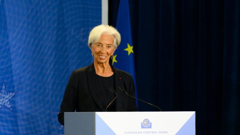 La presidenta del BCE, Christine Lagarde