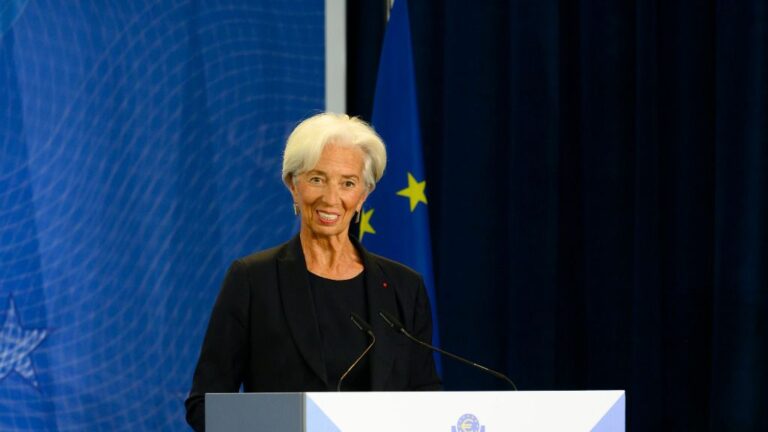 La presidenta del BCE, Christine Lagarde