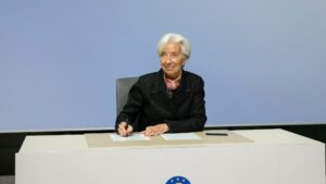 Christine Lagarde, presidenta del BCE